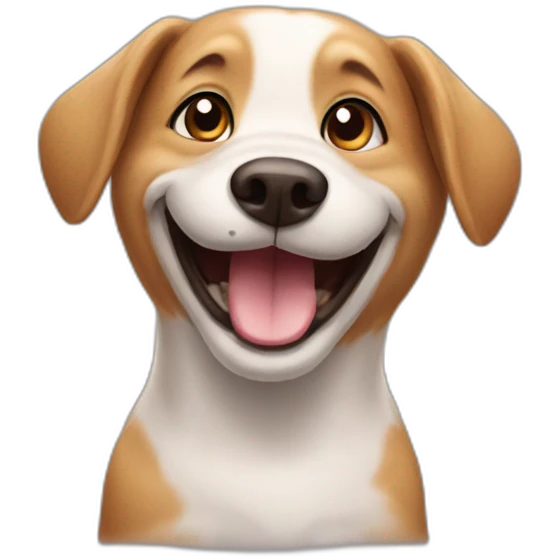 happy dog emoji