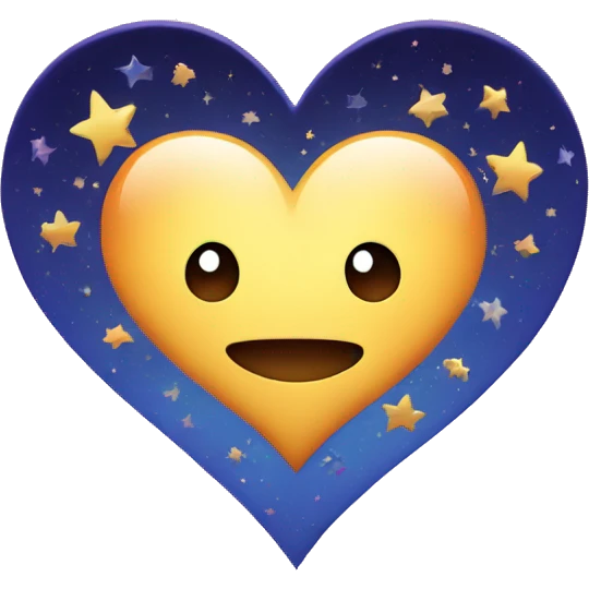 a heart with stars  emoji