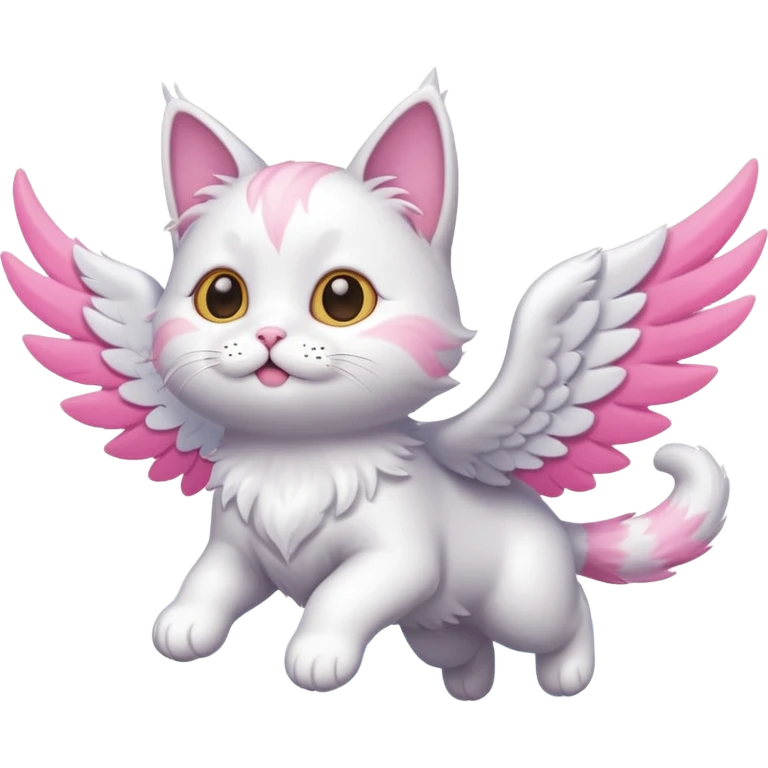 flying cat in the sky emoji