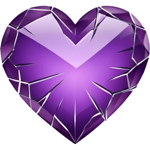 Broken Purple Heart  emoji