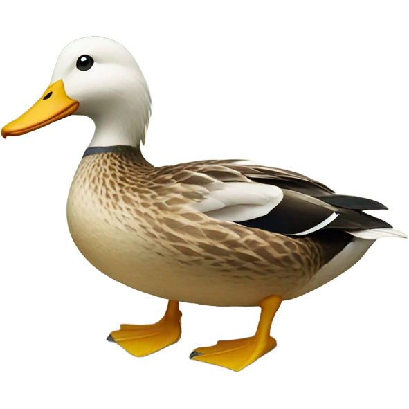 Duck on travels  emoji