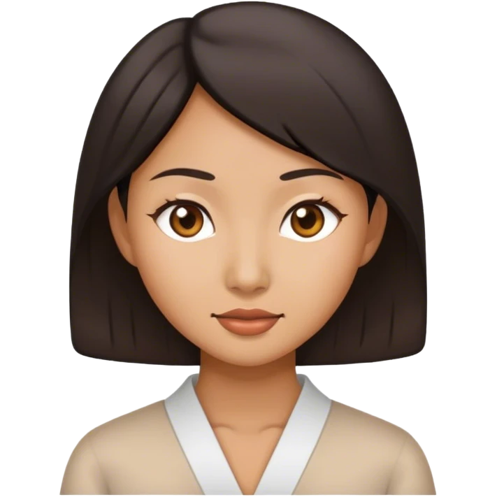 asian photorealistic woman emoji