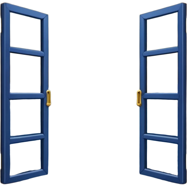 A navy window emoji