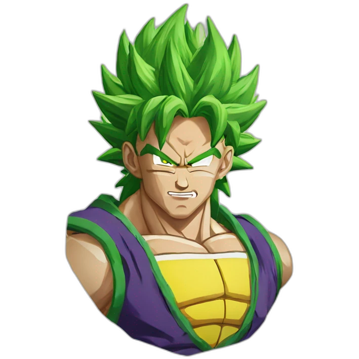 Dargon ball z broly emoji