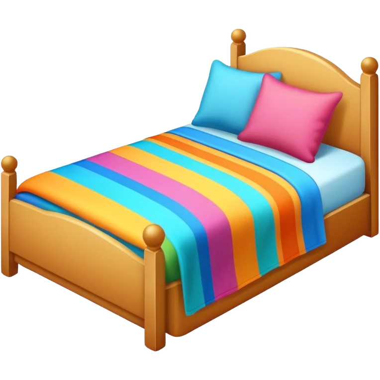 kids bed  emoji