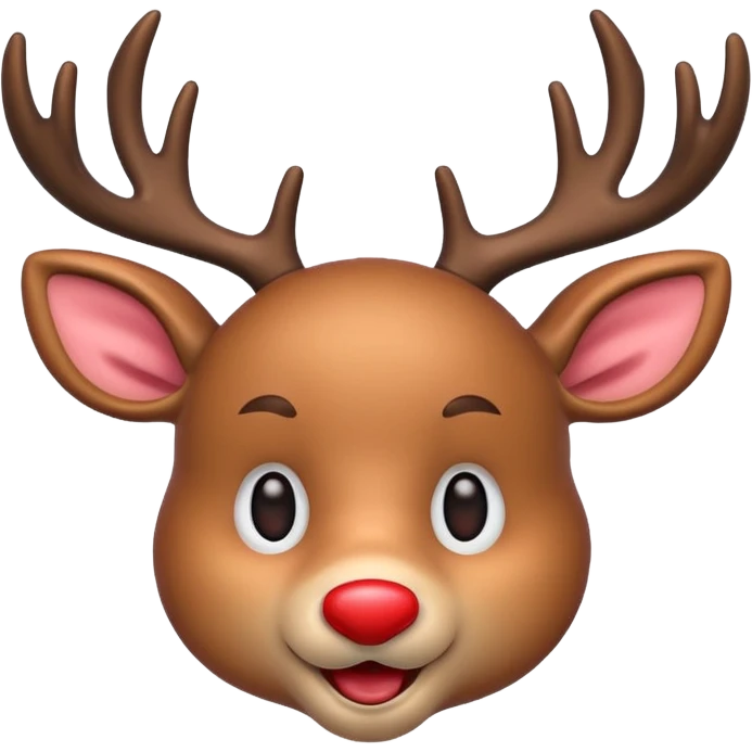 Christmas emoji deer emoji