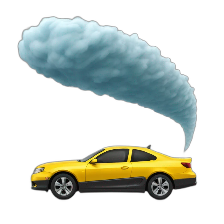 Cyclone avec des voiture emoji