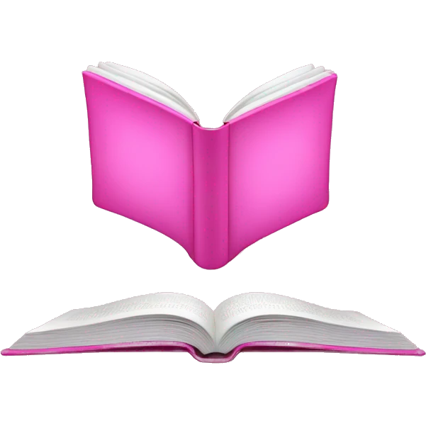 Kindle reading pink emoji