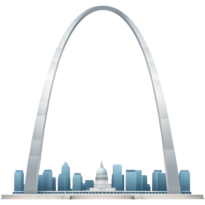 Create The gateway arch emoji to copy paste in a text emoji