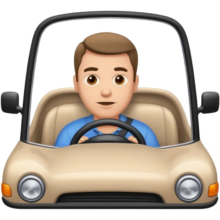 Dad driving too fast emoji
