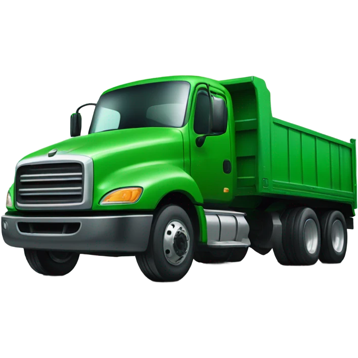 Green truck  emoji