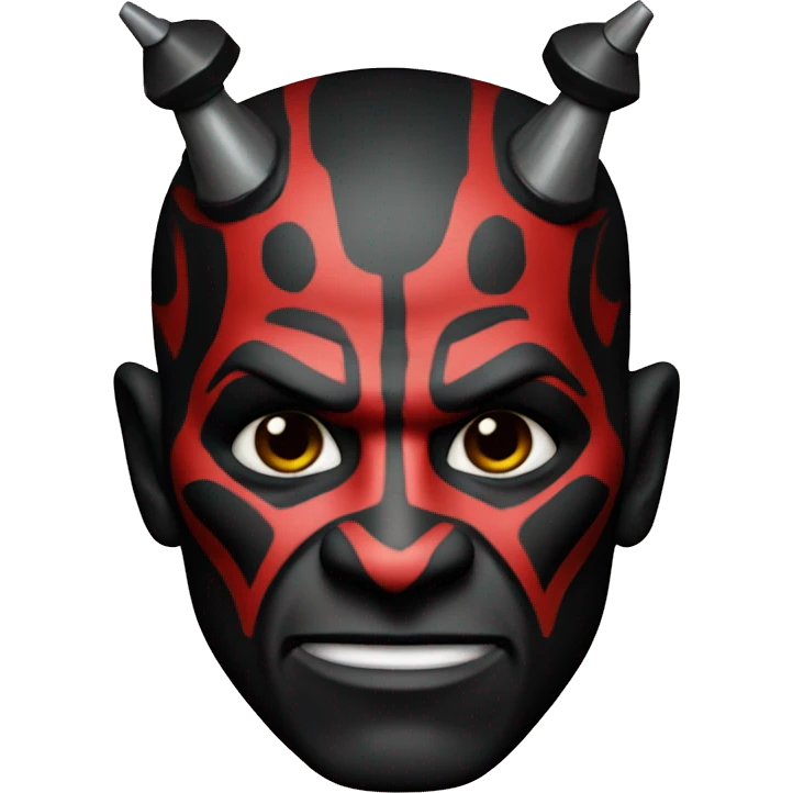 Darth Maul with Disney ears  emoji