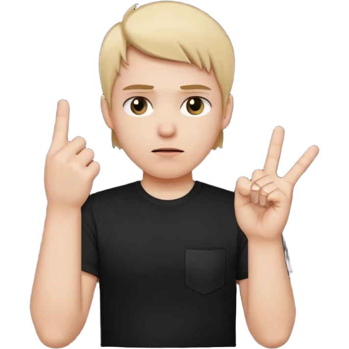 Confused face with the middle finger emoji