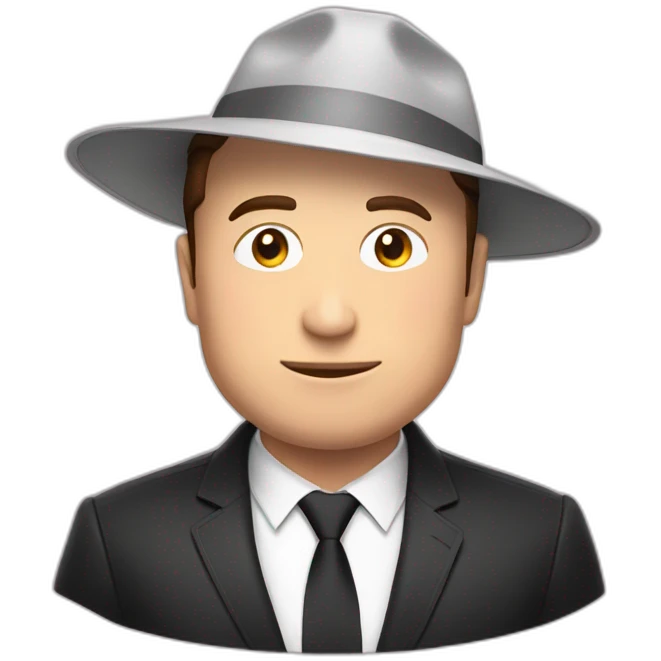 Elon musk avec une kippa emoji