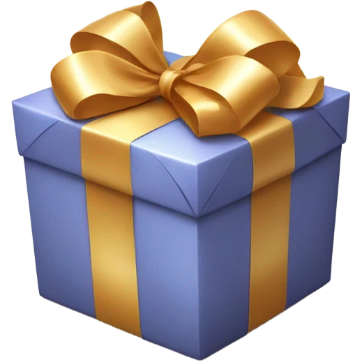 a beautiful gift box  emoji