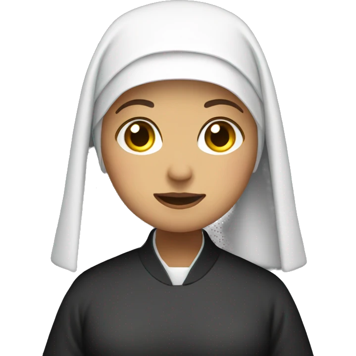 praying nun emoji