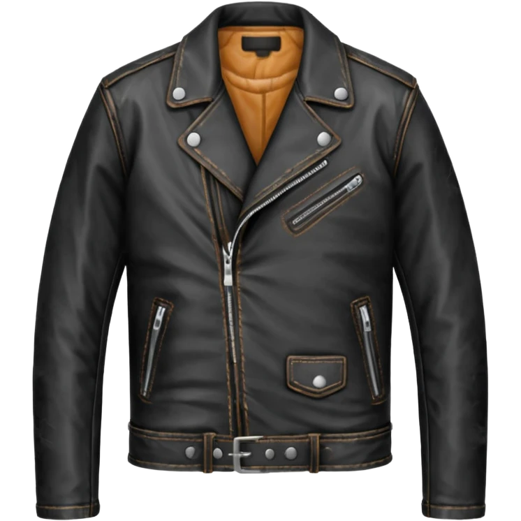 Leather jacket emoji