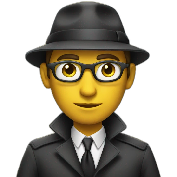 Spy in town emoji