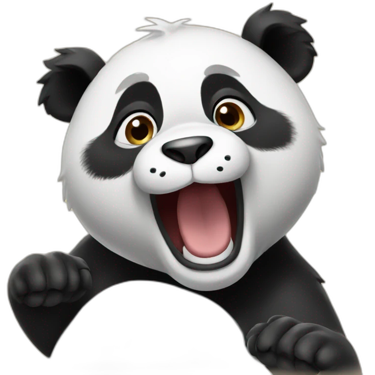 elated panda emoji