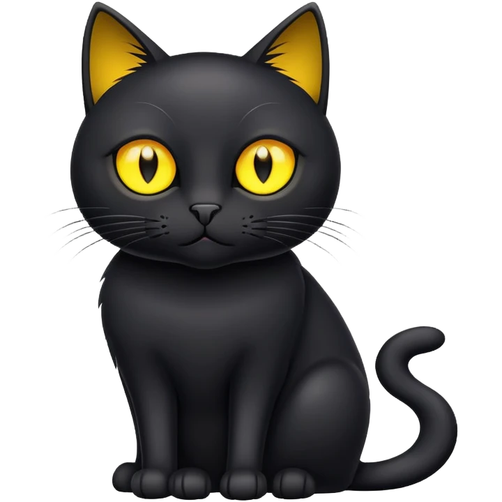 black cat emoji