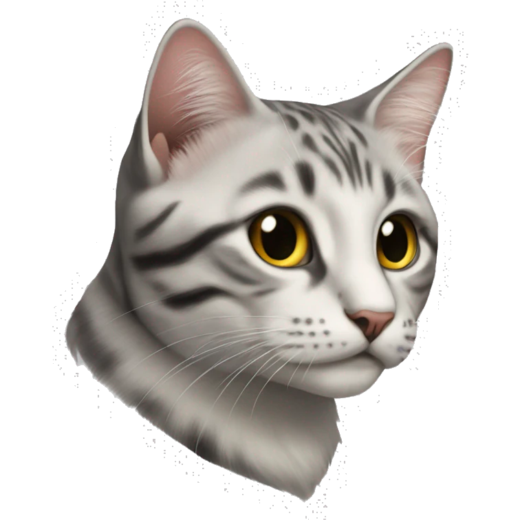 Котенок сфинкс серого цвета  emoji