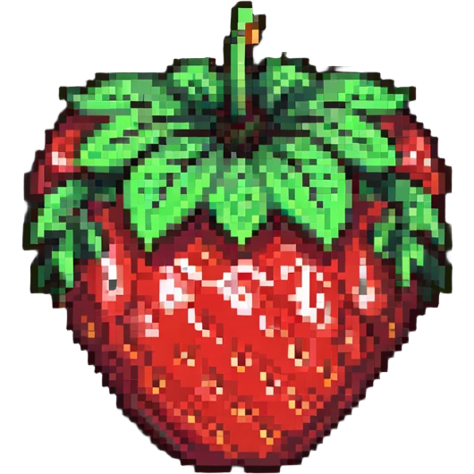strawberry tanghulu emoji