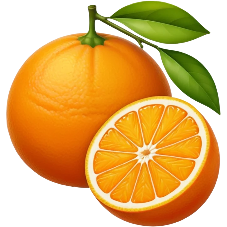 Muscle Orange Fruit emoji