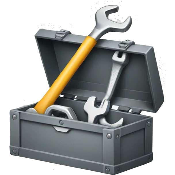 tool box with a spanner emoji