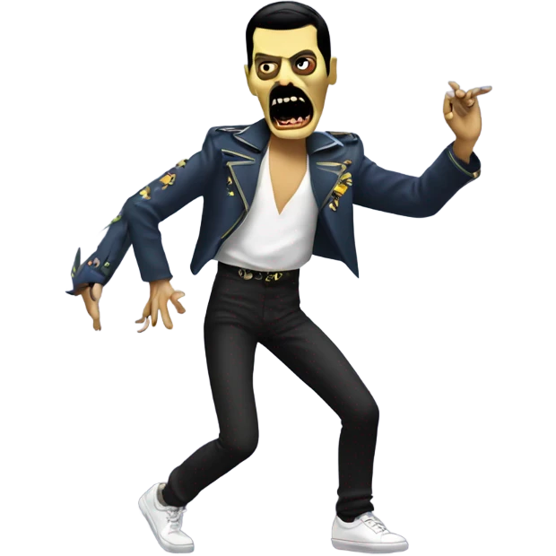 freddie mercury zombie dancing emoji