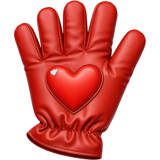 Love glove emoji