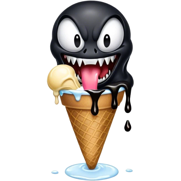 веном ест мороженое emoji