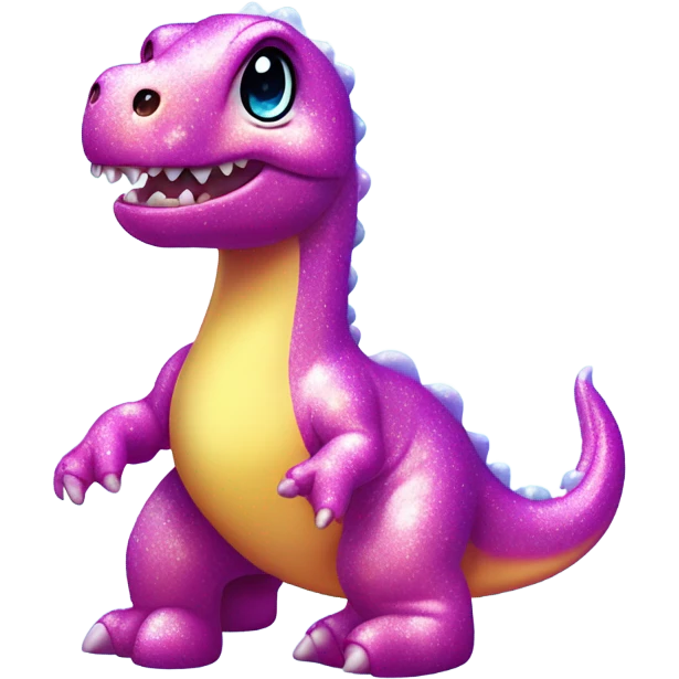 Lisa frank glitter pretty water dinosaur  emoji