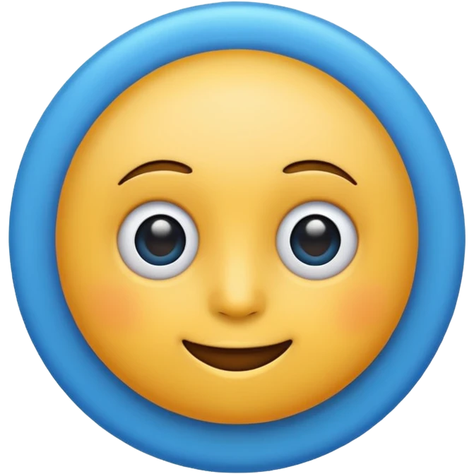 Create a verify meta parody badge  emoji with this ✅🔵 emoji