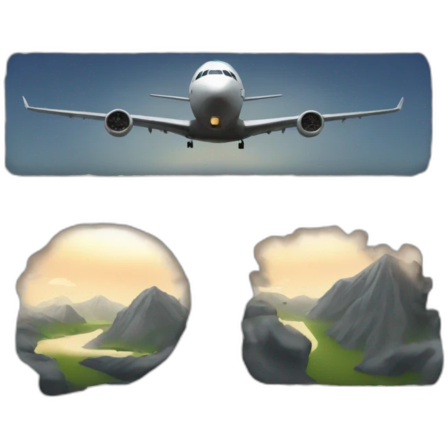 Avion explose tour emoji