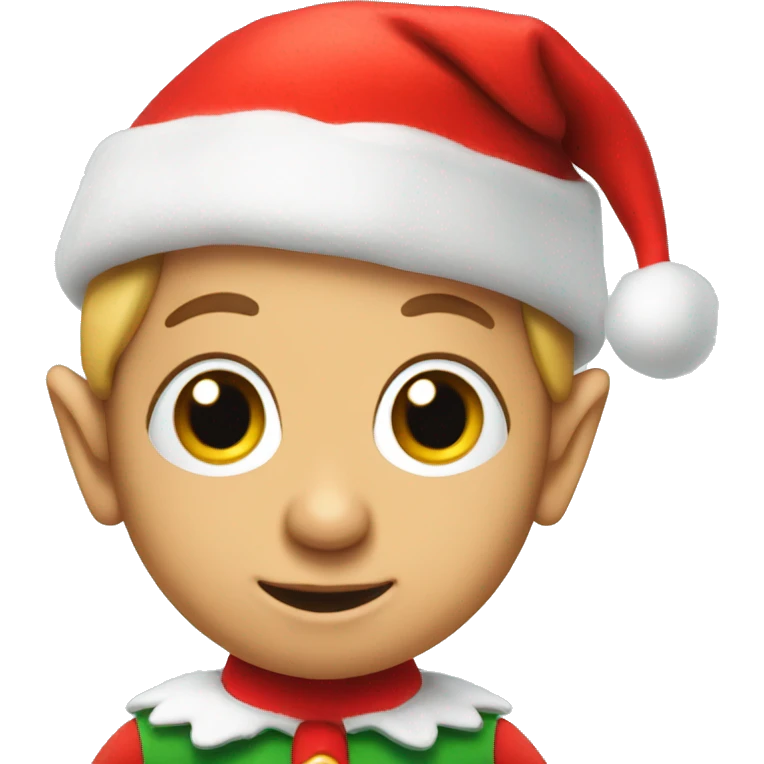 Cute elf on the shelf  emoji