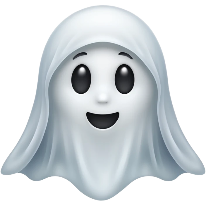 I need a spirit emoji like a ghost but very whispy and airy looking  emoji