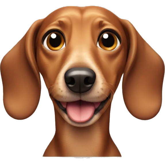 weiner dog  emoji
