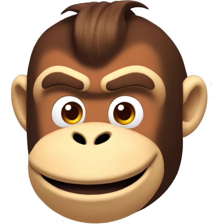 Donkey Kong head  emoji