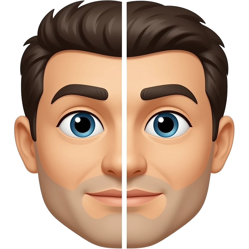 two-faced emoji