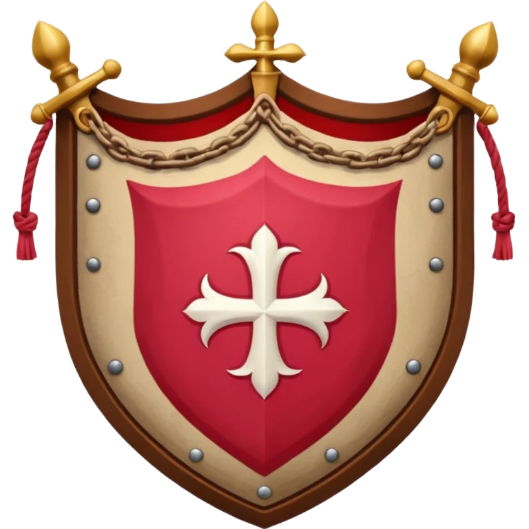 brasão sangrando medieval rosa de sangue vermelha emoji