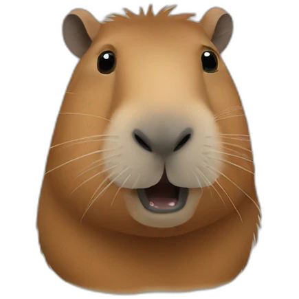 Capybara emoji