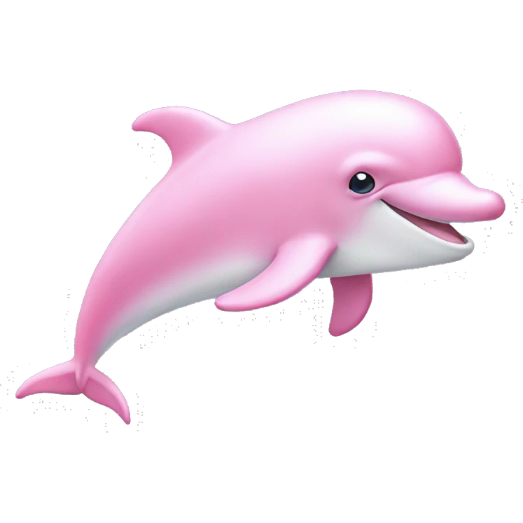 Pastel-pink-colors-dolphin emoji