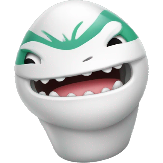 fat ninja dinosaur toothpaste emoji
