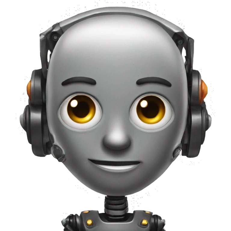 create a unique robot emoji  emoji
