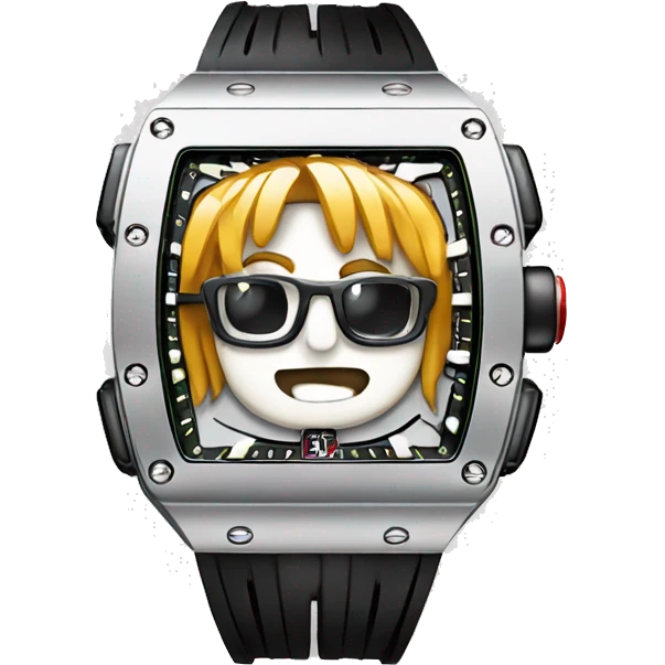cute richard mille watch emoji