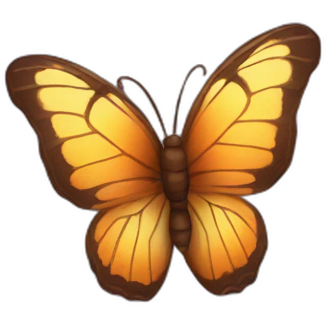 Butterfly phone emoji