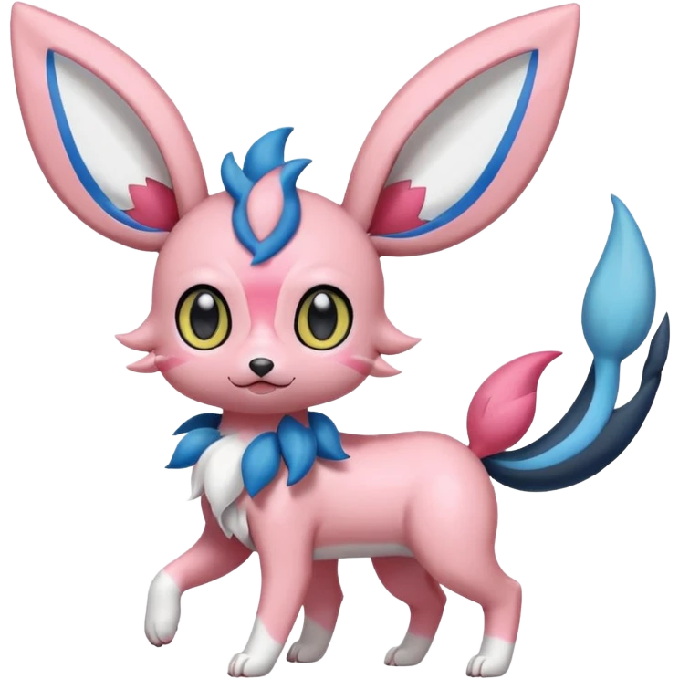 Bayleaf-Sylveon-Umbreon-fusion-Pokémon-hybrid-creature  emoji