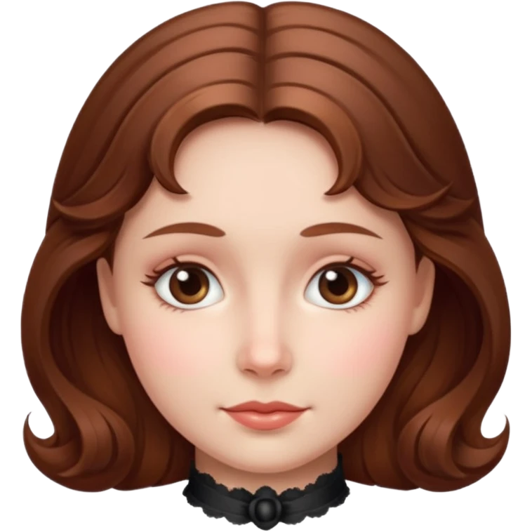 victorian lady face emoji
