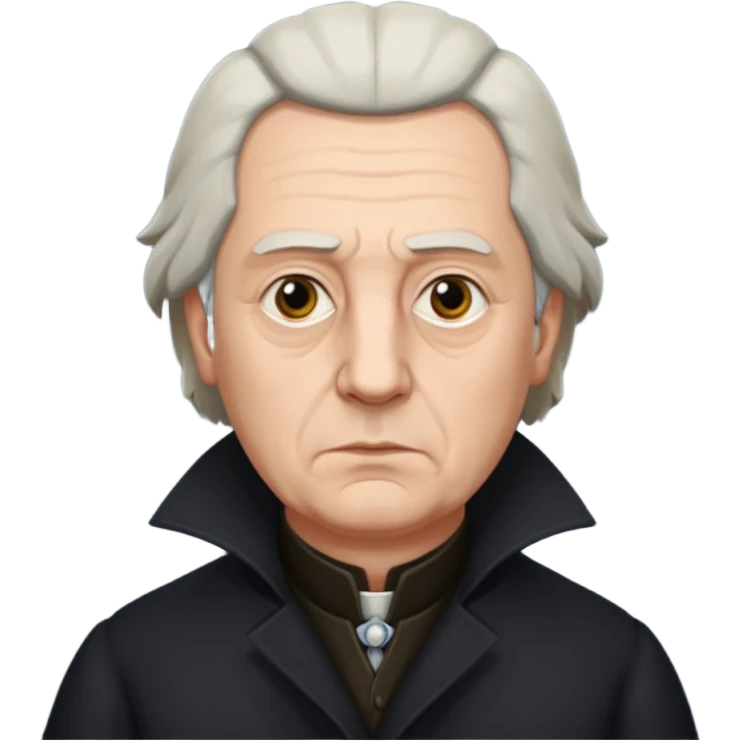 Johann Gottlieb Fichte philosopher three-quarter view emoji