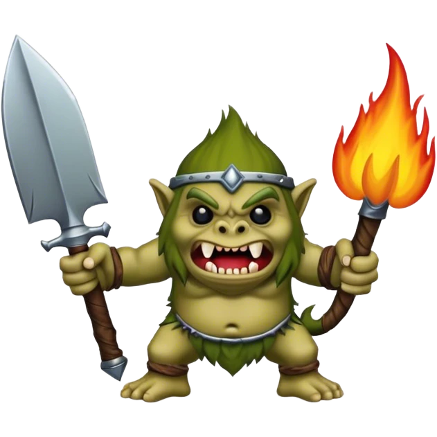 Kill a troll emoji